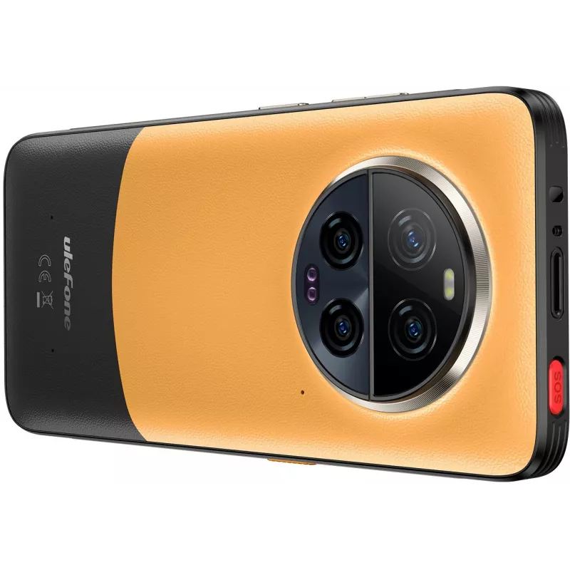 Pramoninis išmanusis telefonas UleFone Armor 23 Ultra 5G — 12GB RAM, 512GB atminties, oranžinis