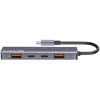 Canyon DS-18 - USB-C Hub - 5 ports - 1x USB-C 5V DC charging - 2x USB-C - 10Gbps - 2xUSB 3.2 p