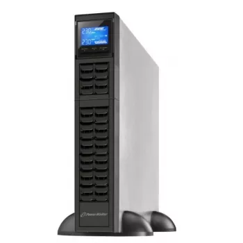 PowerWalker VFI 1000CRM LCD nepertraukiamo maitinimo šaltinis (UPS) Dvigubos konversijos (Online) 1 kVA 800 W 3 kintamosios srovės lizdai