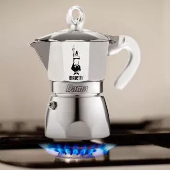 Kavos virimo aparatas BIALETTI Dama Pure Ice 3TZ 0002273 – viryklės moka puodas, 3 puodelių talpa