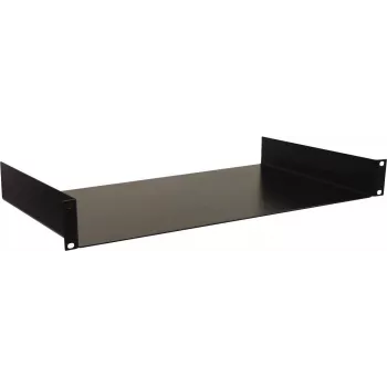 Montuojama lentyna ant stovo Omnitronic 30100916 1U, juoda, plieninė 19 colių