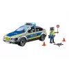 Playmobil policijos automobilis su sirena ir mirksinčia šviesa, įvairiaspalvis, plastikinis, 3+