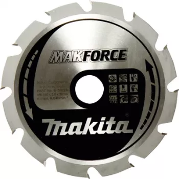 Makita MAKFORCE - diskinis pjūklo peilis - medienai - 190 mm - 12 dantų (B-32144)