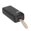 Išorinė baterija Rivacase VA2585 — 30000 mAh LiPo, 2× USB-A + 1× USB-C, pilka, 0,576 kg