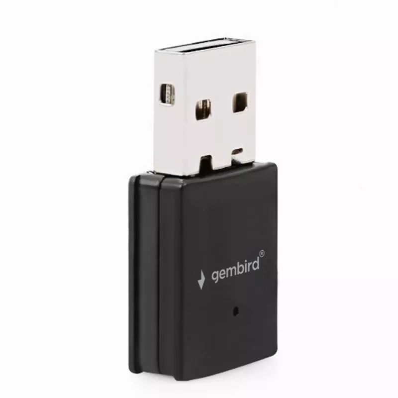 USB 2.0 Wi‑Fi adapteris Gembird WNP-UA300-01 — RTL8192EU, 2,4 GHz, 802.11b/g/n, 300 Mbps