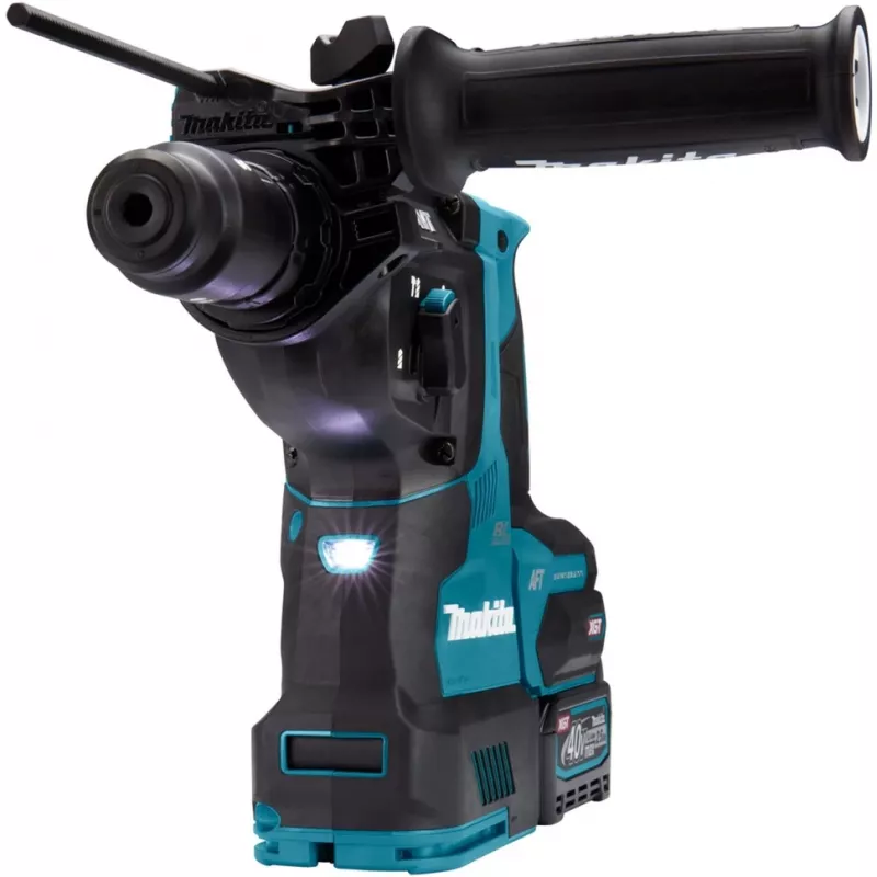Makita HR004GM201 akumuliatorinis smūginis grąžtas SDS-plus 2,9 džaulio, 2 įkraunamos baterijos, įkroviklis komplekte