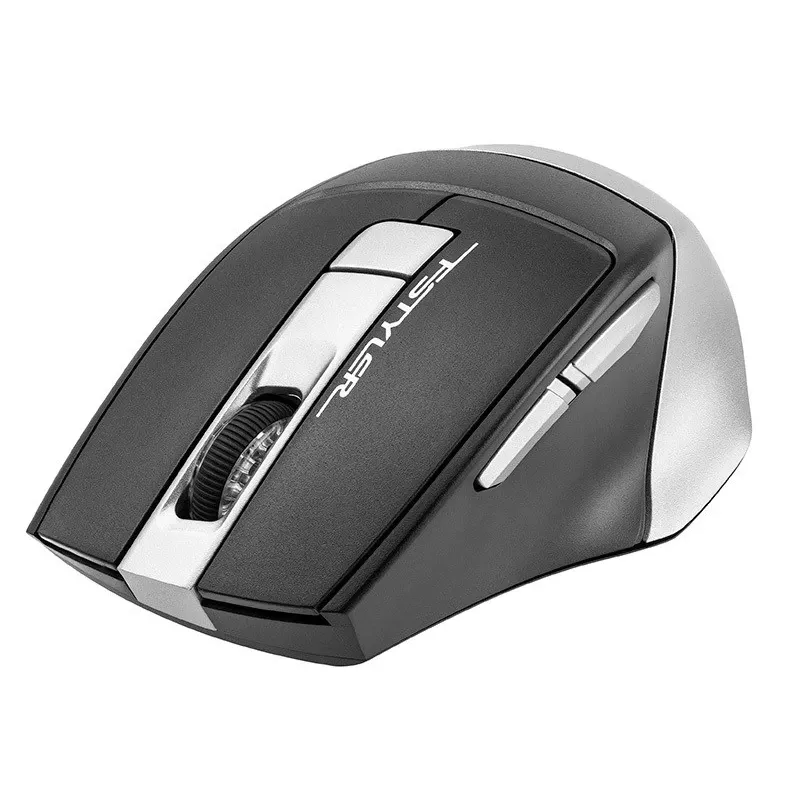 Belaidė pelė A4Tech FB35 (modelis 46717) — Bluetooth + 2,4 GHz, 2000 DPI, 6 mygtukai, pilka