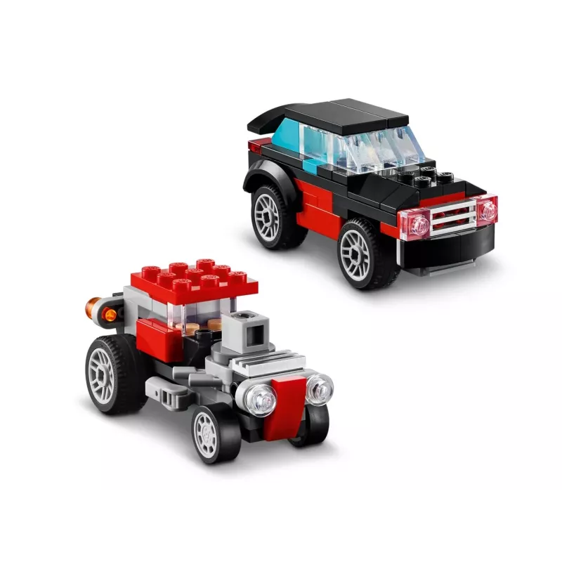 LEGO Creator 2-in-1 Flatbed Truck with Helicopter set 31146, keičiama konstrukcija vaikams