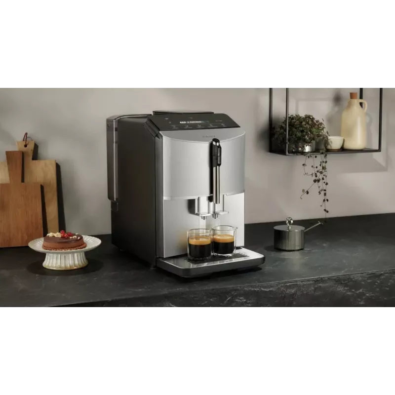 Siemens TF303E01 EQ300 espreso aparatas (sidabrinis; 1300 W)