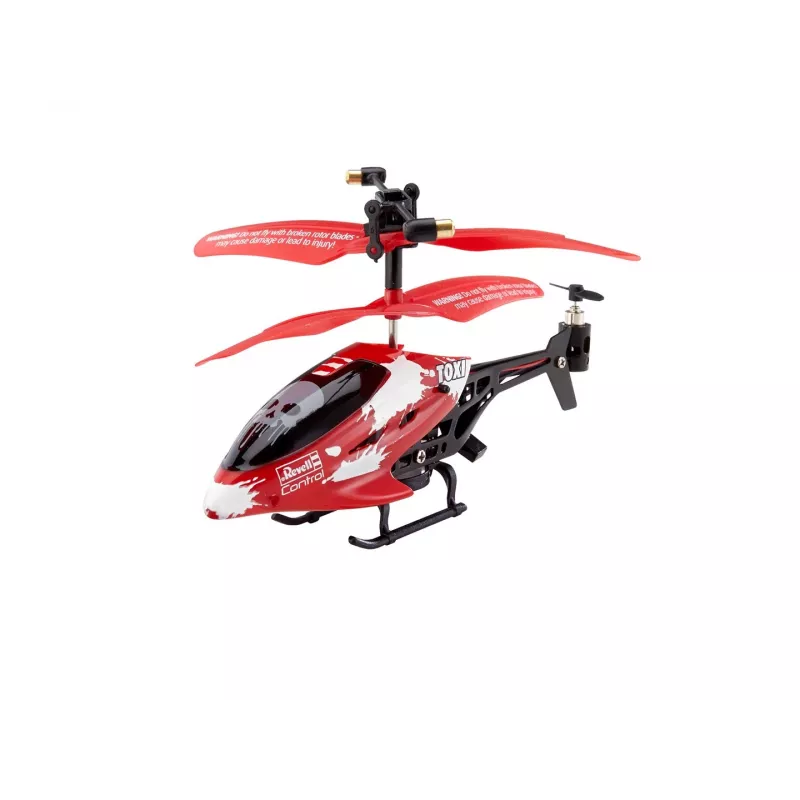 RC sraigtasparnis Revell TOXI elektrinis variklis, LiPo 75 mAh, 15 g, balta/raudona/juoda