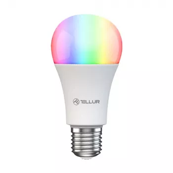 Išmanioji „WiFi“ lemputė „Tellur TLL331341“ 9W RGB su pritemdymu — „Wi‑Fi“ RGB LED 9W, pritemdoma