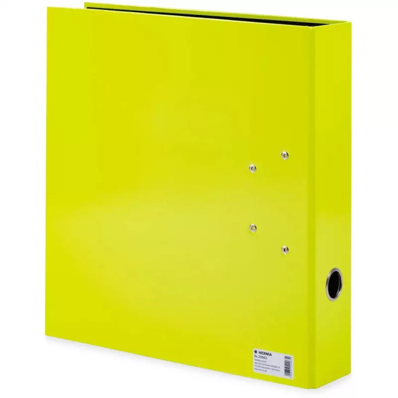 Segtuvas HERMA 20063 A4 Geltonas Apvalūs Žiedai 70mm Saugojimui