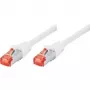 Tecline exertis Connect - komutacinis kabelis - RJ-45 (M) į RJ-45 (M) - 3 m - SSTP laidas - CAT 6 - be halogenų - baltas (71503W)