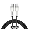 USB-C į USB-C kabelis Baseus CATJK-C01, USB 3.2 Gen 1, 1 m, juodas