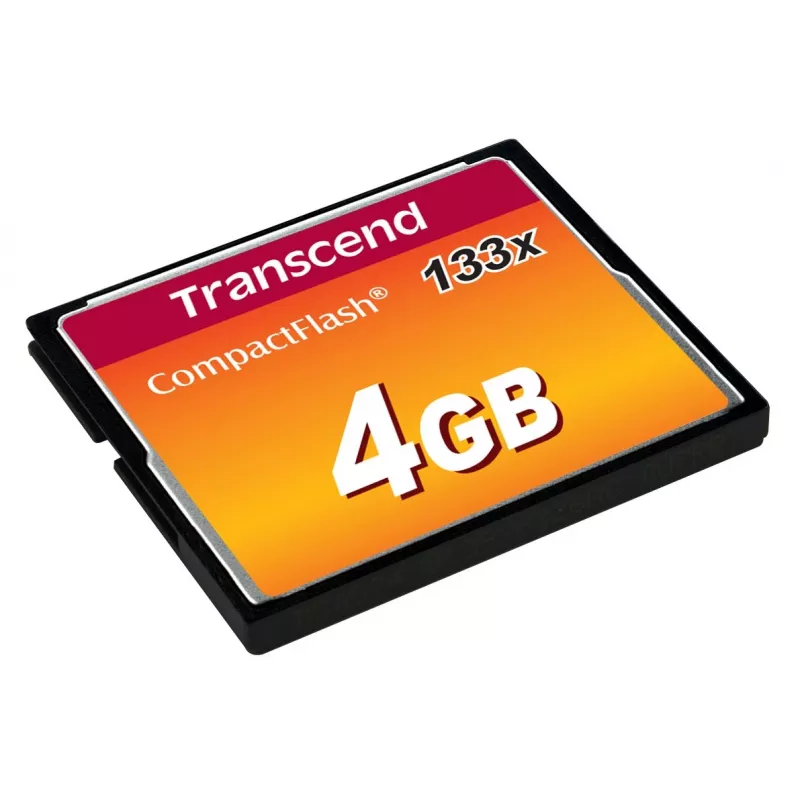 „Transcend“ „Flash“ atmintinė 4 GB „CompactFlash 133x“ TS4GCF133