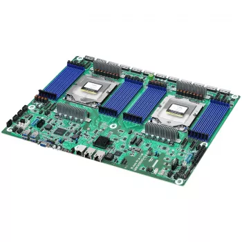 Motininė plokštė ASRock GENOA2D24G-2L+ — AMD SoC, Socket SP5, ATX, 24x DDR5 DIMM, iki 12,3 TB, 2x GbE