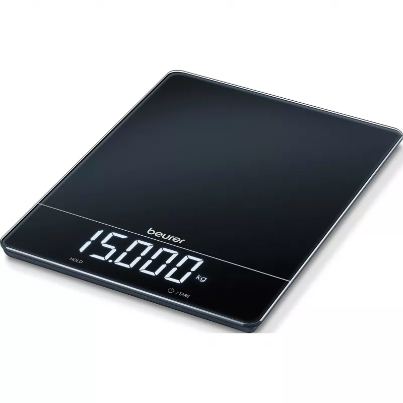 Virtuvinės svarstyklės Beurer KS 34 juodos maks. 15,0 kg KS34XL Beurer