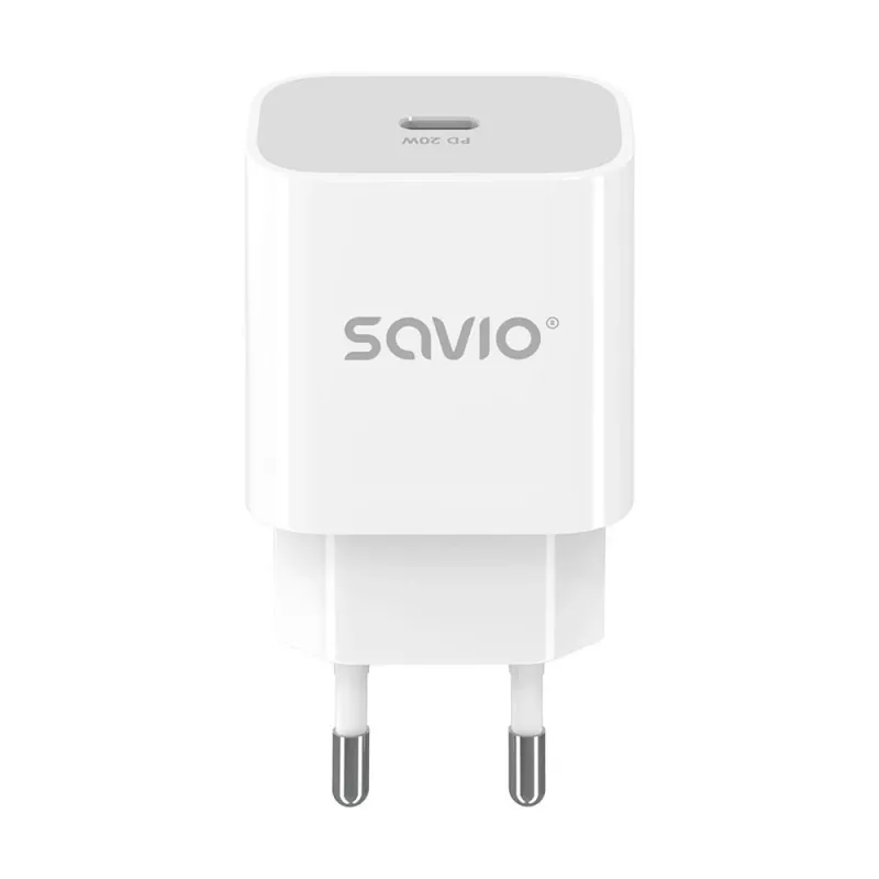 sieninis Charger 20W LA-09 USB-c Qc, Pd 3.0 Savio SAVLA-09
