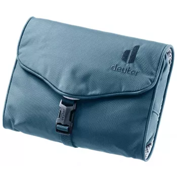 Tualeto reikmenų krepšys DEUTER Wash Bag I — kompaktiška kelioninė prausimosi priemonių dėtuvė, atlantinė mėlyna