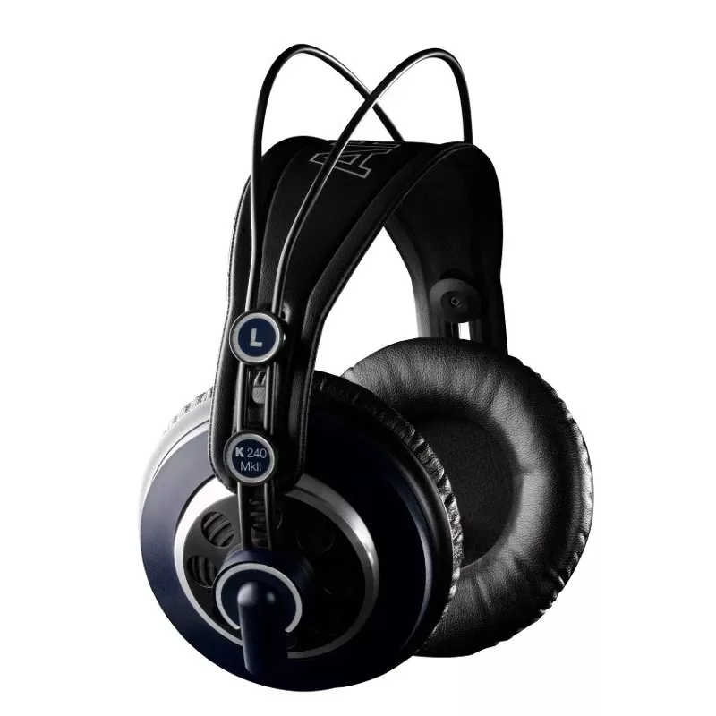 AKG K240 MKII - studijinės ausinės, antausinės, pusiau atviros