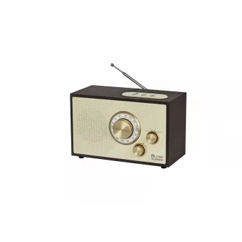 Radijas OR Nightingale USB/BT tamsiai rudas