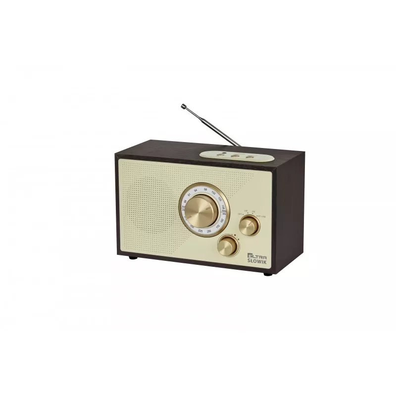 Radijas OR Nightingale USB/BT tamsiai rudas