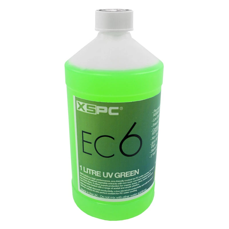 XSPC EC6 aušinimo skystis, 1 litras - UV žalias