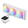 Gamemax CPU skysčio aušintuvas | GLACIER 360 LCD WH | Intel, AMD