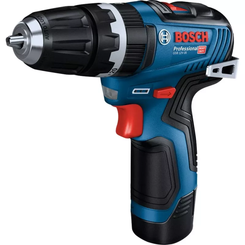 Grąžtas Bosch GSB 12V-35 2x3Ah LBOXX 06019J9000