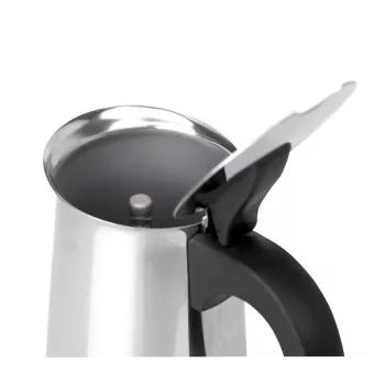 Moka puodas JATA Odin Juoda nerūdijantis plienas