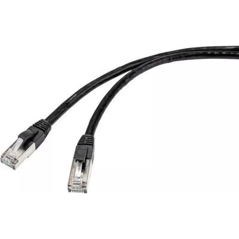 Renkforce RF-4538204 tinklo kabelis juodas 30 m Cat6a S/FTP (S-STP) (RF-4538204)