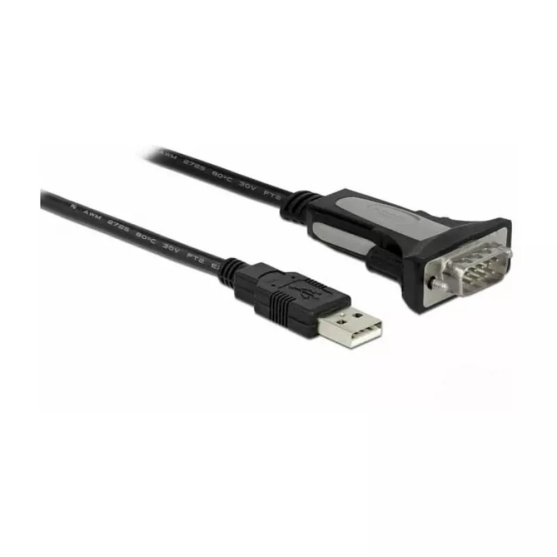 USB 2.0 Type-A į 1 x nuoseklioji RS-232 DB9 4 m DeLOCK 66323