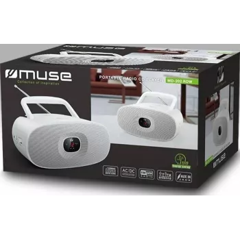 Nešiojamasis CD grotuvas Muse MD-202 baltas