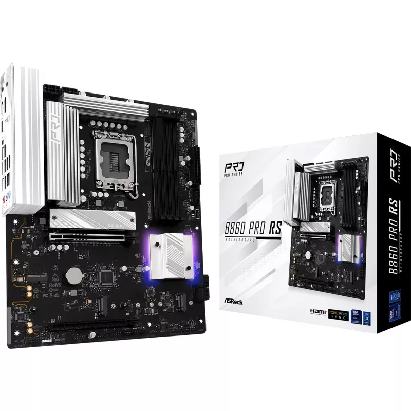 ASRock B860 Pro RS ATX pagrindinė plokštė