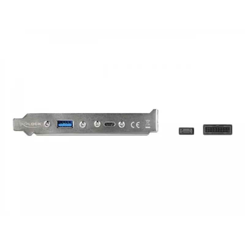Lizdo laikiklis DeLOCK 89934 su 1 x USB Type-C ir 1 x USB Type-A prievadu