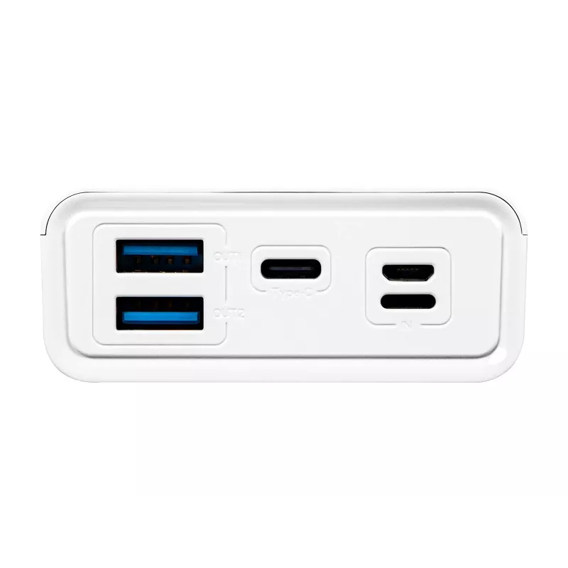 Nešiojamoji išorinė baterija BLOW PB20E 20000mAh QC+PD 20W su USB-C, 2×USB-A, Lightning įvestimi, polimerine baterija