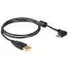 USB laidas DeLOCK 83147 USB 2.0 1 m USB A Micro-USB B Juodas