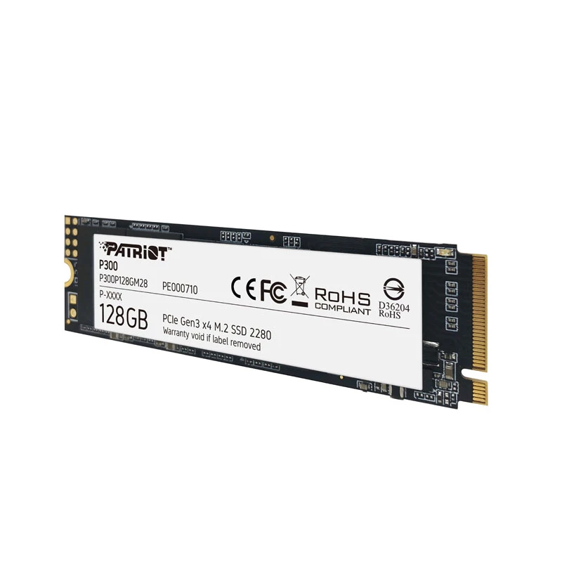 Patriot Memory P300P128GM28 Vidinė kietojo kūno atmintinė M.2 128 GB PCI Express NVMe
