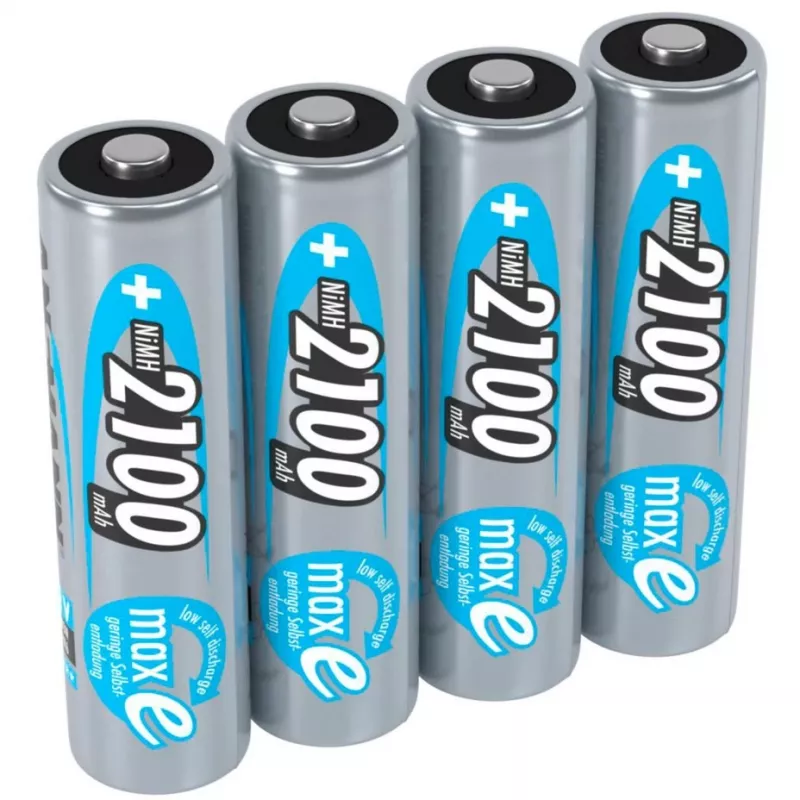 1x4 Ansmann maxE NiMH akumuliatoriaus pak. Mignon AA 2100 mAh 5035052