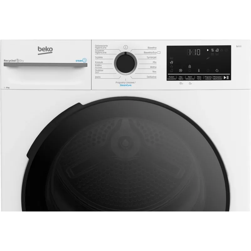 Skalbinių džiovyklė BEKO BM3T49249W — atskirai stovinti džiovyklė, modelis BM3T49249W