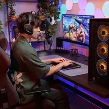 Belaidės žaidimų ausinės CORSAIR VOID V2 MAX — Anglis, RGB apšvietimas, 7.1 erdvinis garsas