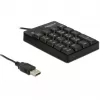 Skaitmeninė klaviatūra DeLOCK 12481 universali USB juoda