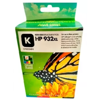 Suderinama kasetė Static-Control Hewlett-Packard 932XL CN053AE 100 ml juoda