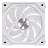 120 mm Lian Li UNI FAN SL-INF belaidis ARGB PWM — baltas, modulinė magnetinė ventiliatorių sistema