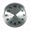 NeXtime klok 2906zw Mercure, Ø25 cm, sieninis, sidabrinis