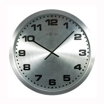NeXtime klok 2906zw Mercure, Ø25 cm, sieninis, sidabrinis