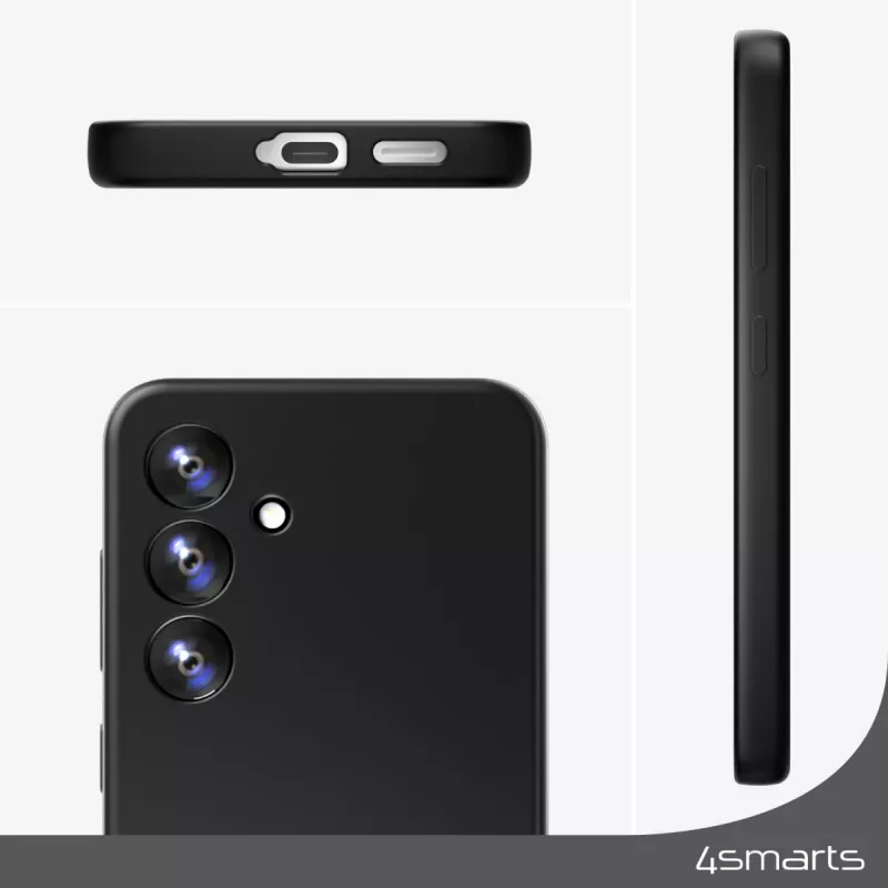 Dėklas 4smarts Galaxy A55 16,8 cm (6,6 col.) juodas