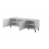 RTV spintelė ABETO 150x42x52 baltas/baltas blizgus