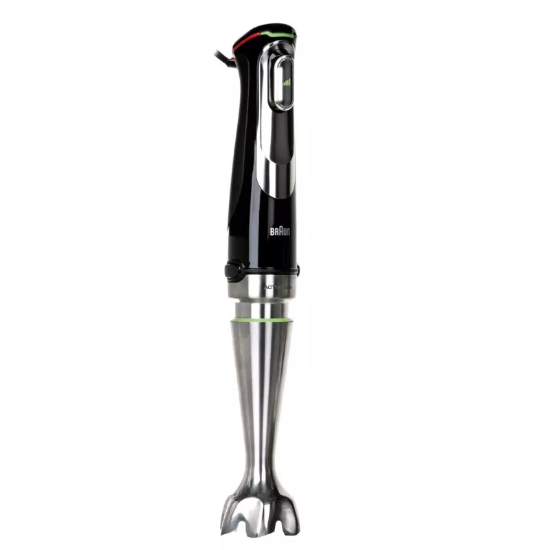 Braun MultiQuick 9 MQ9138XI 0,6 L panardinamasis trintuvas 1200 W Juoda, Nerūdijantis plienas