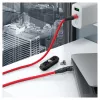 USB laidas RealPower MagneticCharge 100 1m USB C raudonas greitas įkrovimas